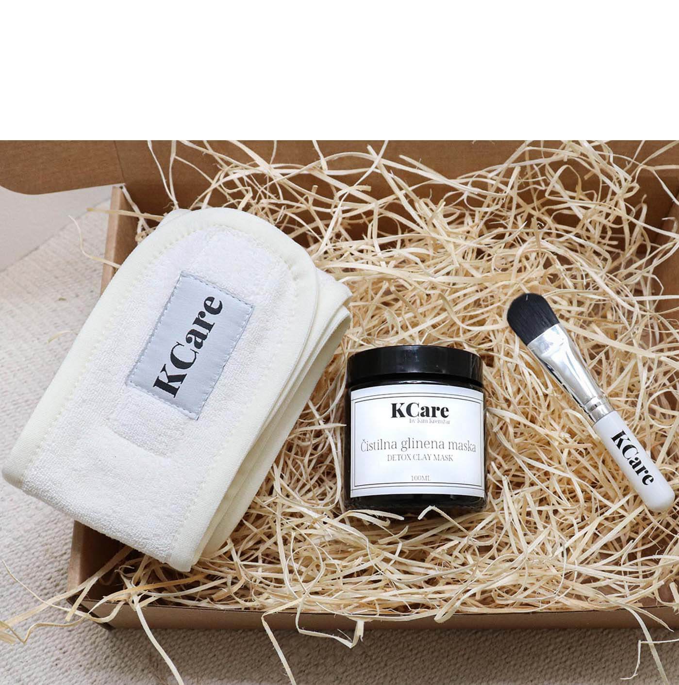 KCARE paketek z belim kozmetičnim zaščitnim trakom za lase